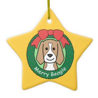 Beagle Christmas Tree Ornaments