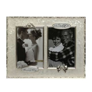 60th Wedding Anniversary Then and Now Picture Frame      Traditional Gifts