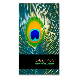 PixDezines DIY background/peacock+filigree swirls Business Cards