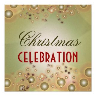 Vintage Christmas Celebration Custom Invites