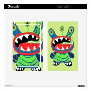 Cute Little Monster, Snap Dragon Kindle Fire Decal