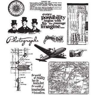 Stampers Anonymous   Tim Holtz   Cling Mounted Rubber Stamp Set   Warehouse District