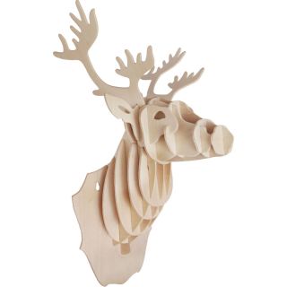 Wooden Stag Head      Traditional Gifts