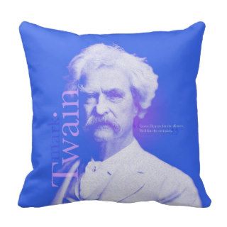 Mark Twain Quote Pillow