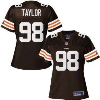 Pro Line Womens Cleveland Browns Phil Taylor Team Color Jersey  Sports Fan Apparel  Sports & Outdoors