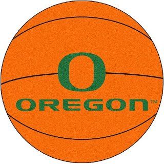 Fanmats Oregon Ducks Basketball Shaped Mat  Sports Fan Area Rugs  Sports & Outdoors