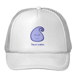 Save Water Mesh Hats