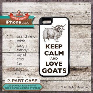 iPhone 4/4s TOUGH Case Keep Calm And Love Goats Cell Phones & Accessories