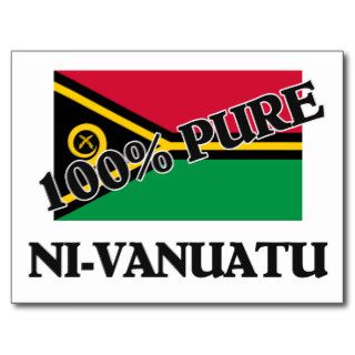 100 Percent NI VANUATU Post Card