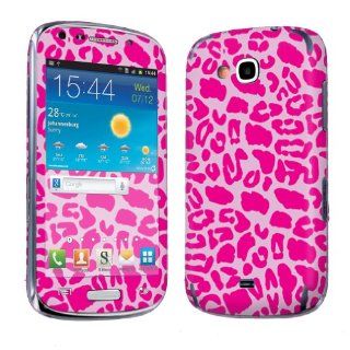 Samsung Galaxy Axiom R830 ( US Cellular ) Vinyl Decal Skin Pink Leopard   By SkinGuardz Cell Phones & Accessories