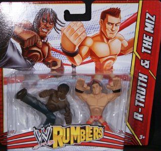 R TRUTH & THE MIZ   WWE RUMBLERS TOY WRESTLING ACTION FIGURES Toys & Games