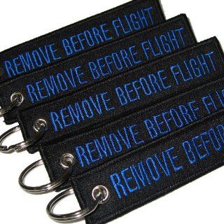 Rotary13B1   Remove Before Flight   Keychain   Black/Blue   5pcs Automotive