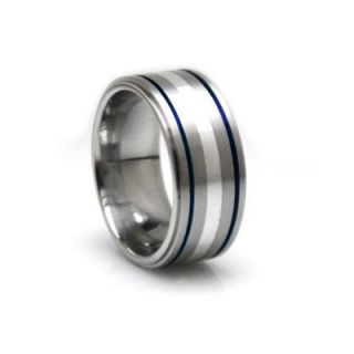 online only edward mirell men s 10 0mm titanium and sterling silver