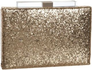 Kate Spade Candy Darling Glitter Emanuelle Clutch,Gold,one size Shoes