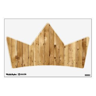 Barn Wall Made of Pine Wooden Planks   Brown Room Sticker