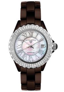 Swiss Legend 20051 BRWSR  Watches,Womens Karamica Diamond (1.04 ctw) Brown High Tech Ceramic, Luxury Swiss Legend Quartz Watches