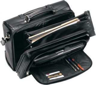 Millennium Leather Computer Case with Telescoping Handle