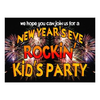 New Year's Eve Kid Party Invites