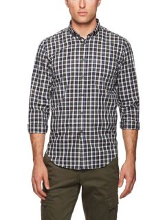 Micro Plaid Sport Shirt by Simon Spurr