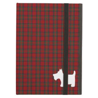 Royal Stewart Tartan Pattern with Scottie Dog Case iPad Air Cases