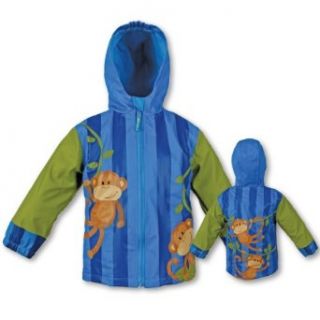 Stephen Joseph Boys Rain Coat, Monkey, 2T Clothing