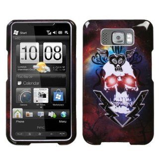 MYBAT HTCHD2HPCIM620NP Slim and Stylish Protective Case for HTC HD2   1 Pack   Retail Packaging   Lightning Skull Cell Phones & Accessories