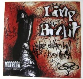 Limp Bizkit Three Dollar Bill Y'All REAL hand SIGNED promo poster flat All 4 Entertainment Collectibles