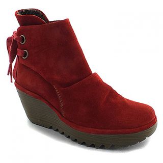 FLY London Yama  Women's   Red Oil Suede