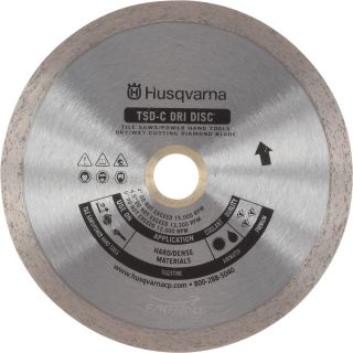 Husqvarna Continuous Rim Blade — 10in. Dia., Model# TSD-C 10" Dri Disc