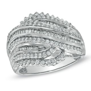 CT. T.W. Diamond Fashion Ring in Sterling Silver   View All Rings