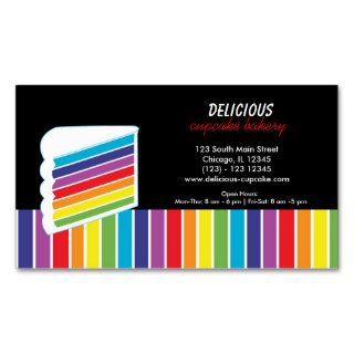 Rainbow Bakery Business Cards