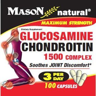 Mason Natural Double Strength Glucosamine Chondroitin, 100 Capsules Health & Personal Care