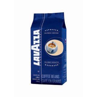 Lavazza Super Crema Espresso Whole Bean Coffee, 2.2 Pound Bag  Roasted Coffee Beans  Grocery & Gourmet Food