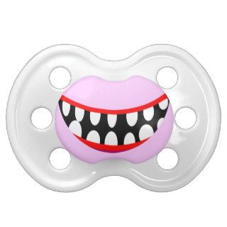 funny cartoon smile baby pacifiers