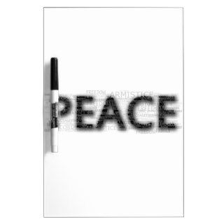 Peace Dry Erase Whiteboard