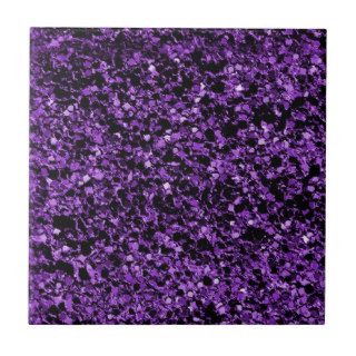 Glitter purple ceramic tile