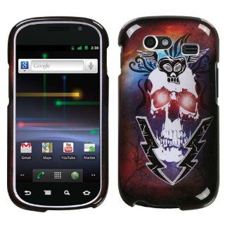 MYBAT SAMNXSHPCIM620NP Compact and Durable Protective Cover for Samsung Nexus S   1 Pack   Retail Packaging   Lightning Skull Cell Phones & Accessories