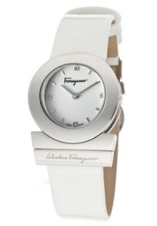 Salvatore Ferragamo F56SBQ9901S S001 SD  Watches,Womens White Dial White Patent Leather, Luxury Salvatore Ferragamo Quartz Watches