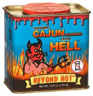 Ass Kickin' Cajun Seasoning From Hell, 4.25 Ounce Cans (Pack of 6)  Grocery & Gourmet Food