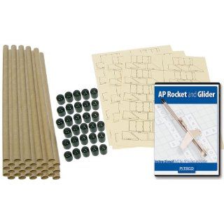 Pitsco Air Powered Rocket and Glider Kit with Instructional DVD (For 30 Students)