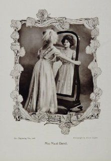 1910 Miss Maudi Darrell Mirror Elwin Neame Print   Original Print  