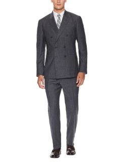 Double Breasted Chalk Stripe Suit by Paul Smith