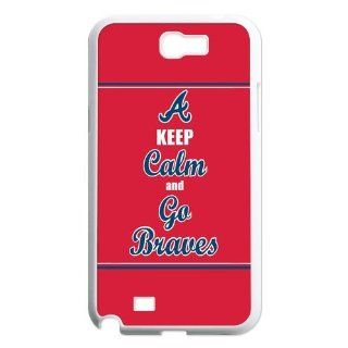 Custom Atlanta Braves Case for Samsung Galaxy Note 2 N7100 IP 21089 Cell Phones & Accessories