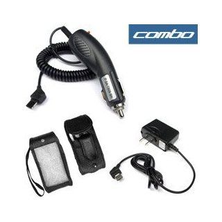 3 Piece Value Combo Pack Of Samsung SGH T629, T629 Includes Vehicle Cigarette Lighter Power Charger with IC Chip + Home Wall Travel Plug in Ac Charger + Black Protective Genuine Leather Case Cell Phones & Accessories
