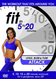 Fit in 5 to 20 Minutes Legs Bum And Tum Attack      DVD