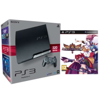 Playstation 3 PS3 Slim 320GB Console Bundle (Includes Arcana Heart 3)      Games Consoles