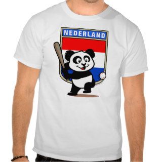 Netherlands Baseball Panda (light shirts)