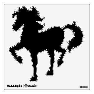 Black Horse silhouette wall decal