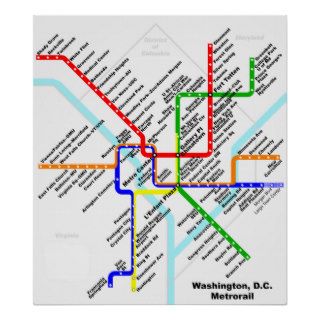 Washington dc metro Print