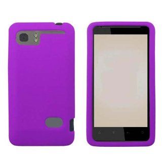 Soft Skin Case Fits HTC X710E Holiday, Vivid, Raider 4G Solid Purple Skin AT&T Cell Phones & Accessories